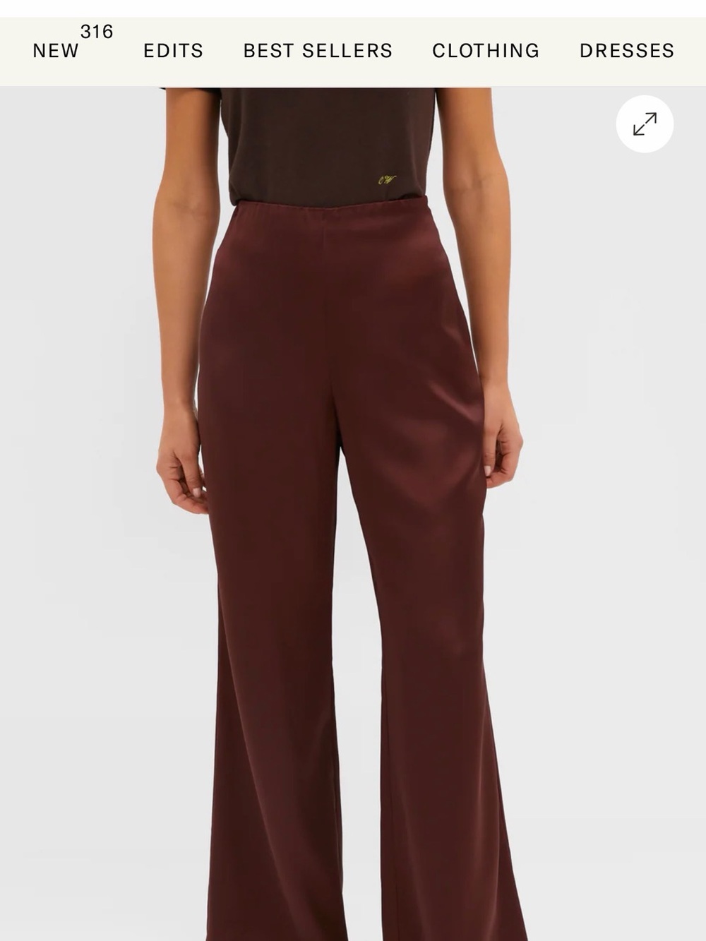 Tuckernuck Wide-Leg Satin Pants & Cigar Jacket